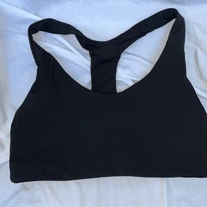 Large Black Old Navy Active Go-Dry Racerback Sports Bra